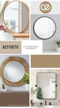 Customised Frame Mirrors from Concepts, Kozhikode