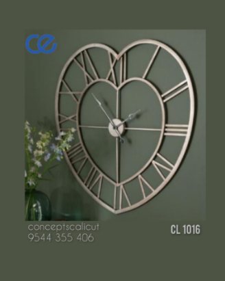 Metal Wall Clocks from Concepts, Kozhikode